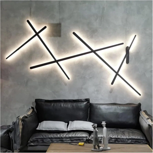 Moderne Wandleuchte mit verstellbaren Armen | SGY-5in1-B
