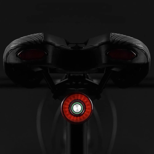 LED-Fahrradrücklicht | Rücklicht mit Bremslichtsensor, IP65 wasserdicht, USB-aufladbar, Bremsfunktion | WD-SR