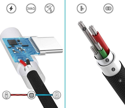 Apple Lightning 1M | Winkel-USB-Ladekabel für iPhone 5 6 7 8 X 11 2.4A | AM30