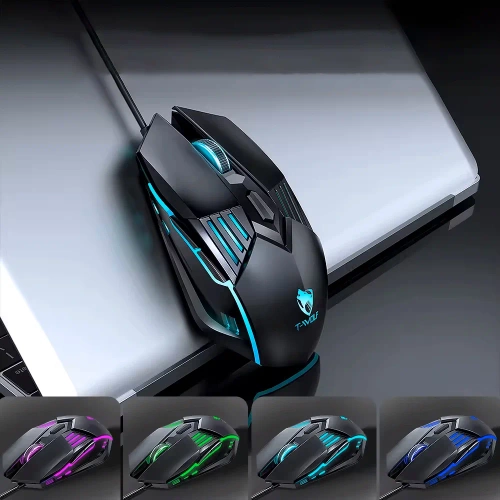 Kabelgebundene Gaming-Maus | RGB beleuchtete Gaming-Maus | G560-Schwarz