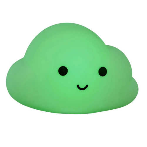  Silikon LED Nachtlicht Wolke | Tragbare Kinderlampe 9 Farben Licht | USB wiederaufladbare Lampe | JL-907