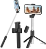 Selfie-Stick mit Stativ | Handyhalter, ausziehbar, für Foto- und Videoaufnahmen | PSI-F120