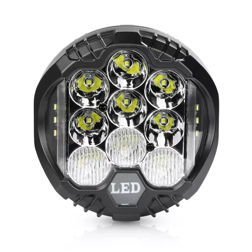 Arbeitslampe LED 7" 50W 5000lm | 2-in-1 | Tagfahrlicht + Fernlicht | WL002-50W
