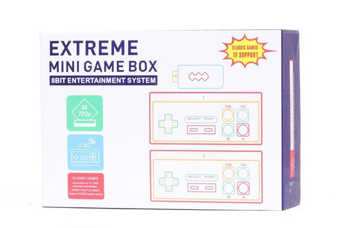 Retro Konsole MINI GAME BOX USB | 848 Spiele in HD 720p Qualität | X-09-LD