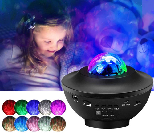 LED-Projektor für Sternenhimmel, Himmel und Ozean | 21 einzigartige Modi | Fernbedienung | NL-03