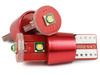 LED-Autolampe W5W T10 3 SMD CREE CANBUS ROT