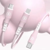 USB-Kabel mit drei Ladeanschlüssen | B2-3in1-pink
