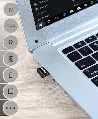 Bluetooth 4.0 Dongle | CSR4.0-Schwarz
