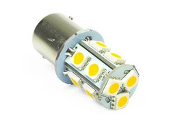 WW Auto LED Birne BA15S 13 SMD 5050 Warmweiß