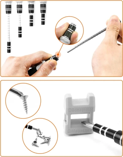 Präzisions-Werkzeugset | Universal Schraubendreher Set, 115-teilig | JKL-115in1