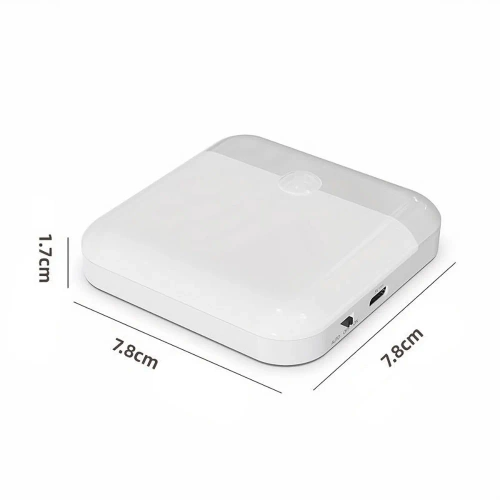 Möbelbeleuchtung mit Bewegungssensor | Kabellose Dämmerungssensorlampe | Magnetische Nachtlichtlampe mit integriertem Akku | C4765-WEISS