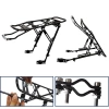 Universal-Hinterradgepäckträger mit Federklappe | Aluminium verstellbarer Gepäckträger bis 27 kg | BIK-ZJ667