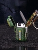 Plasma Feuerzeug | Wasserdichtes Survival Feuerzeug | USB wiederaufladbares Feuerzeug | JL-F12-Grün