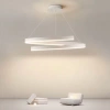 Moderne Pendelleuchte 50 cm | Spiral LED Lampe 50W | RLO-50CM-50W-W