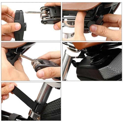 Wasserdichte Satteltasche aus EVA-Hartschale | Leichte und robuste 1,5-Liter-Fahrradtasche | BCB-308
