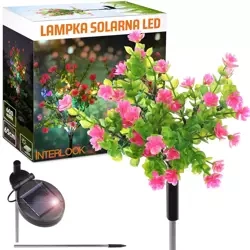 Solarblume | Solar-LED-Gartenlaterne | 65 cm, 600 mAh | FLD-31-PINK