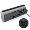 Vorderes Premium-Fahrradlicht | Aluminium | 3x LED XM-L T6 CREE, 750lm, 6 Beleuchtungsmodi, 3000mAh Akku | Powerbank | L9