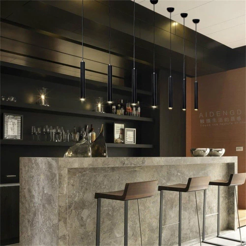 LED-Pendelleuchte | 80 cm | schwarz | CTD-L80CM