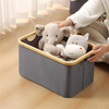 Wäschekorb | Faltbarer Wäschesammler | Stoffspielzeugbehälter | Zubehörorganizer | OCF-302-GREY