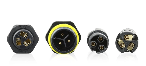 Wasserdichte Kabelmuffe IP68 | Schraubverbinder + 3-polige Schnellverbinder 450 V 17,5 A für Kabel 5–10 mm | M683-A