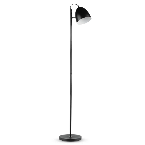 Metall Stehlampe | Modernes, stilvolles Beleuchtung für Wohnzimmer, Schlafzimmer | Schwarze Stehlampe mit Metallgestell | DYT-L145-BLACK