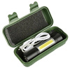 LED-Taschenlampe Mini Aluminium Taktisch XPE CREE + COB | integrierter Akku, micro USB Kabel, Etui | 600 mAh, 450 lm, 3 Leuchtmodi | TL-510