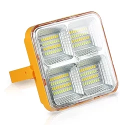 LED-Arbeitsleuchte solar | Powerbank-Funktion | 30 W | gelb | TGD-30W-YELLOW