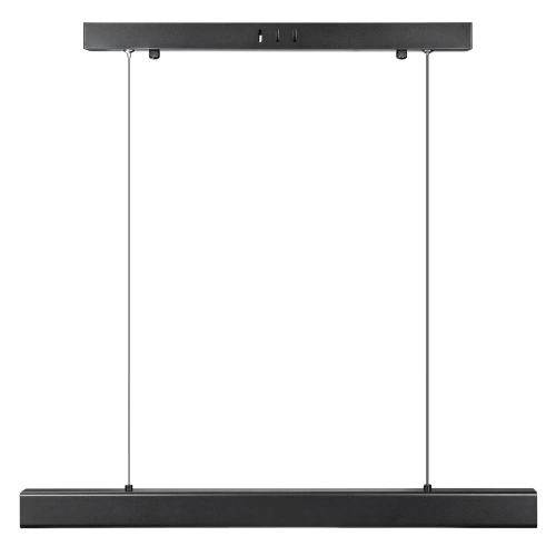 Moderne rechteckige Pendelleuchte | Fernbedienung | LED | schwarz | SX41-60CM-24W-BK