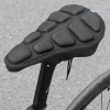 Fahrradsattel-Auflage mit Memory-Schaum aus EVA | rutschfester Fahrradsattelbezug mit Reflektor | atmungsaktive Fahrradsattelauflage | JGZDT-1