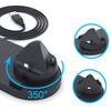 Qi-Dockingstation für Apple iPhone Airpods Watch | kabelloses Ladegerät 15W | 3 Stecker - USB-C / Lightning / Micro USB | WD-01
