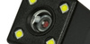 Rückfahrkamera HD Night Vision | 4 LED-Leuchten | IR | PZ412