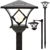 Gartenlaterne, Säule, Solarlampe | 150cm, 600mAh | Solarlampe - Gartenlaterne TYD-H1.5M