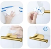 Goldener Papierclip | Selbstklebender Toilettenpapierhalter | JZU-304-GOLD