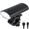 LED-Fahrrad-Frontleuchte PREMIUM | Aluminium | 3x XM-L T6 CREE LED, 750 lm, 6 Leuchtmodi, 3.000 mAh Akku, Powerbank-Funktion | L9