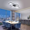 Moderne Deckenleuchte | LED-Deckenleuchte | Schwarz | XL-016-82W-B