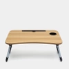 Laptopunterlage | Klappbarer Frühstückstisch | Betttablett | LFD-6040-WOOD