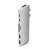 USB-C Hub mit 2x USB-A + 2x USB-C + SD + TF + HDMI | Adapter, Typ C 7-in-1 Splitter | HUB