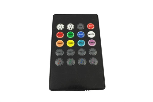 RGB-LED Innenbeleuchtung Auto | Ambientebeleuchtung Auto Atmosphäre Licht | Wasserdicht | Strip mit Zigarettenanzünder | 4x LED-Streifen 9 LEDs 5050 | IR-Fernbedienung
