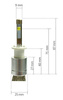 H1 CREE ™ TrueWhite-Technologie 9600 lm R3 LED Scheinwerferlampen | 2 Stück