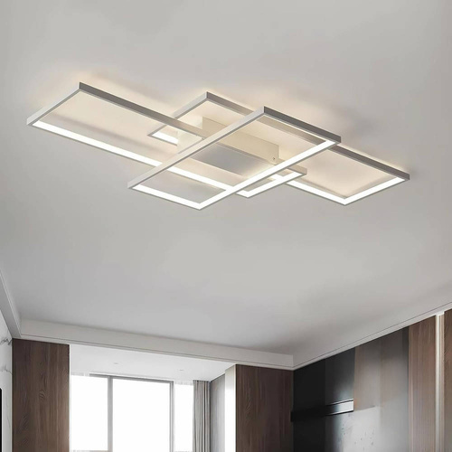 Moderne mehrteilige Pendelleuchte | LED-Deckenleuchte | Weiß | XL-016-50W-W