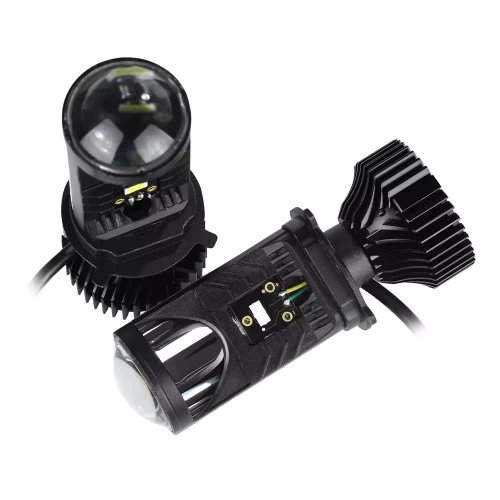 Set Mini Bi-LED H4 projectors for lensless lamps | 70W, 8000lm, 5500K, IP65 | Y6D