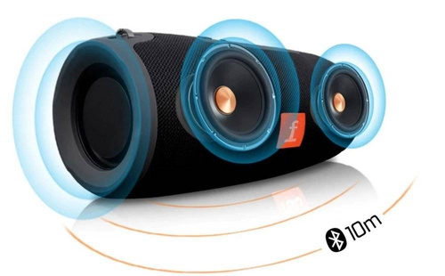 Bluetooth-Lautsprecher | tragbar, FM-Radio, Boombox-Funktion | TG-120