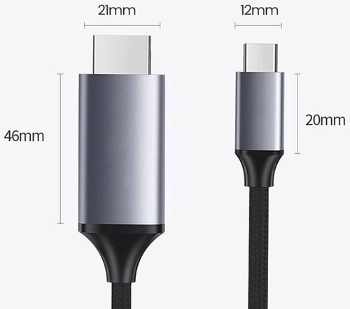 USB-C (Typ C) - HDMI | MHL | 4K | 2m | HT-2M - Kabel / Adapter
