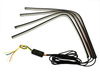 Set 4 RGB-LED-Streifen - Funktionen Stop / Standlicht / Blinker | ZW01-4*60cm