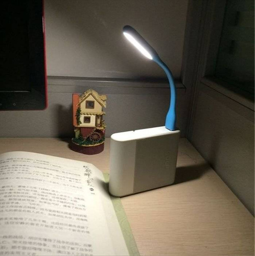 Mini USB LED Lampe in 10 Farben | Flexible Licht für Notebooks, Tablets, Powerbanks | PC -Nachtlampe, Leselampe, Laptoplampe