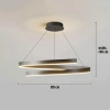 Moderne Hängelampe 80 cm | LED-Spirallampe 100W | RLO-80CM-100W-B