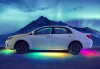LED-Unterbodenbeleuchtung | Flexible RGB-Bänder | Bluetooth-Konnektivität mit Telefon-App | Gurtlänge: 90 cm x 2 und 120 cm x 2