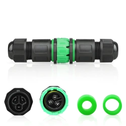 Wasserdichte Kabelmuffe IP68 | selbstklemmende 3-polige Schnellverbinder 450 V 24 A für Kabel 4–11 mm | M684-E