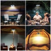Garten-Schirmständerleuchte ⌀22-45mm | 28 LED-Lampen, 3 Beleuchtungsmodi, Stromversorgung 4x AA | LY-G003