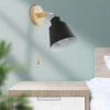Wandleuchte, Wandleuchte mit Schalter, beweglicher Strahler E27 | BD-C121B